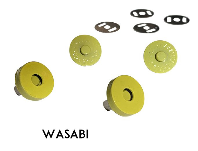 Magnetic Snaps - Magnetlås 2 pack - Wasabi