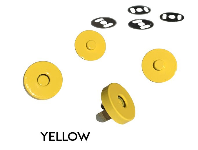 Magnetic Snaps - Magnetlås 2 pack - Gul
