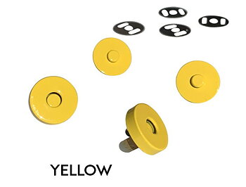 Magnetic Snaps - Magnetlås 2 pack - Gul