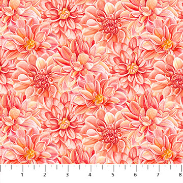 Morning Blossom - Dahlia Toss - Coral