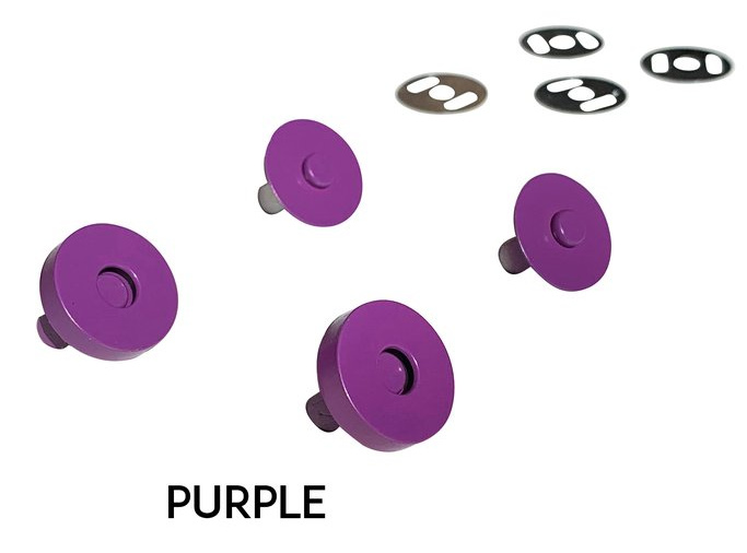 Magnetic Snaps - Magnetlås 2 pack - Purple