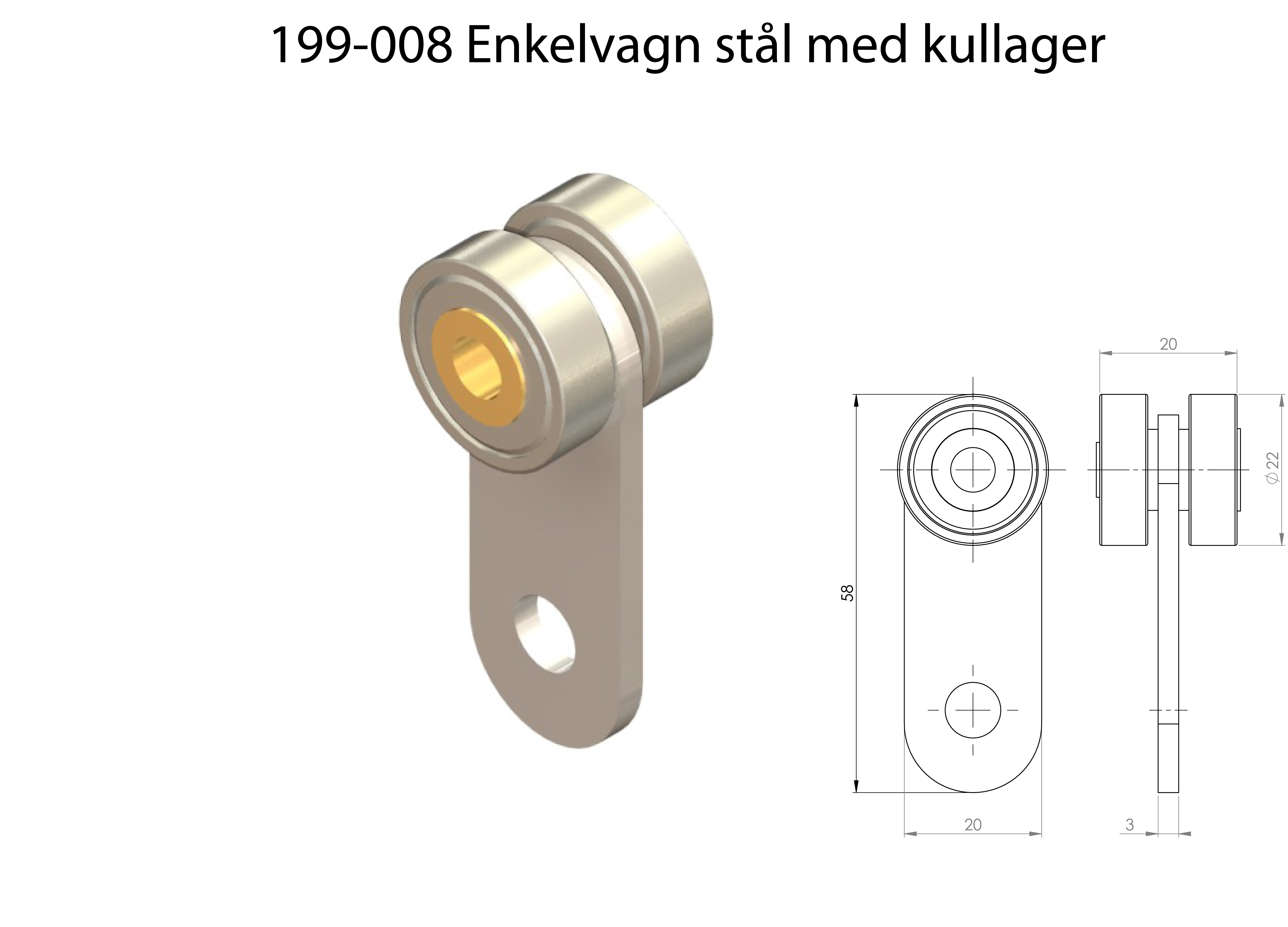 Komplett skensystem P100 till pvc draperi - 10