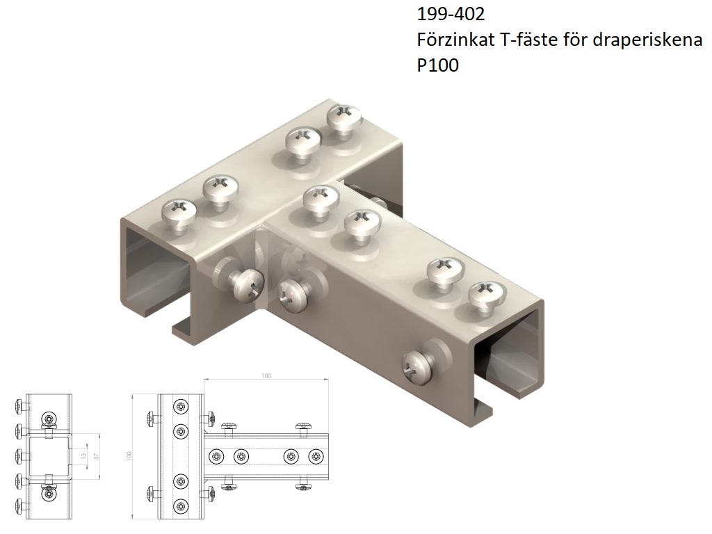T-skarv 100 skena