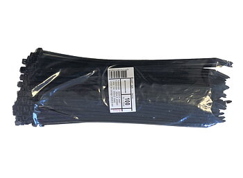 100-pack buntband 300x4,8 mm, svart