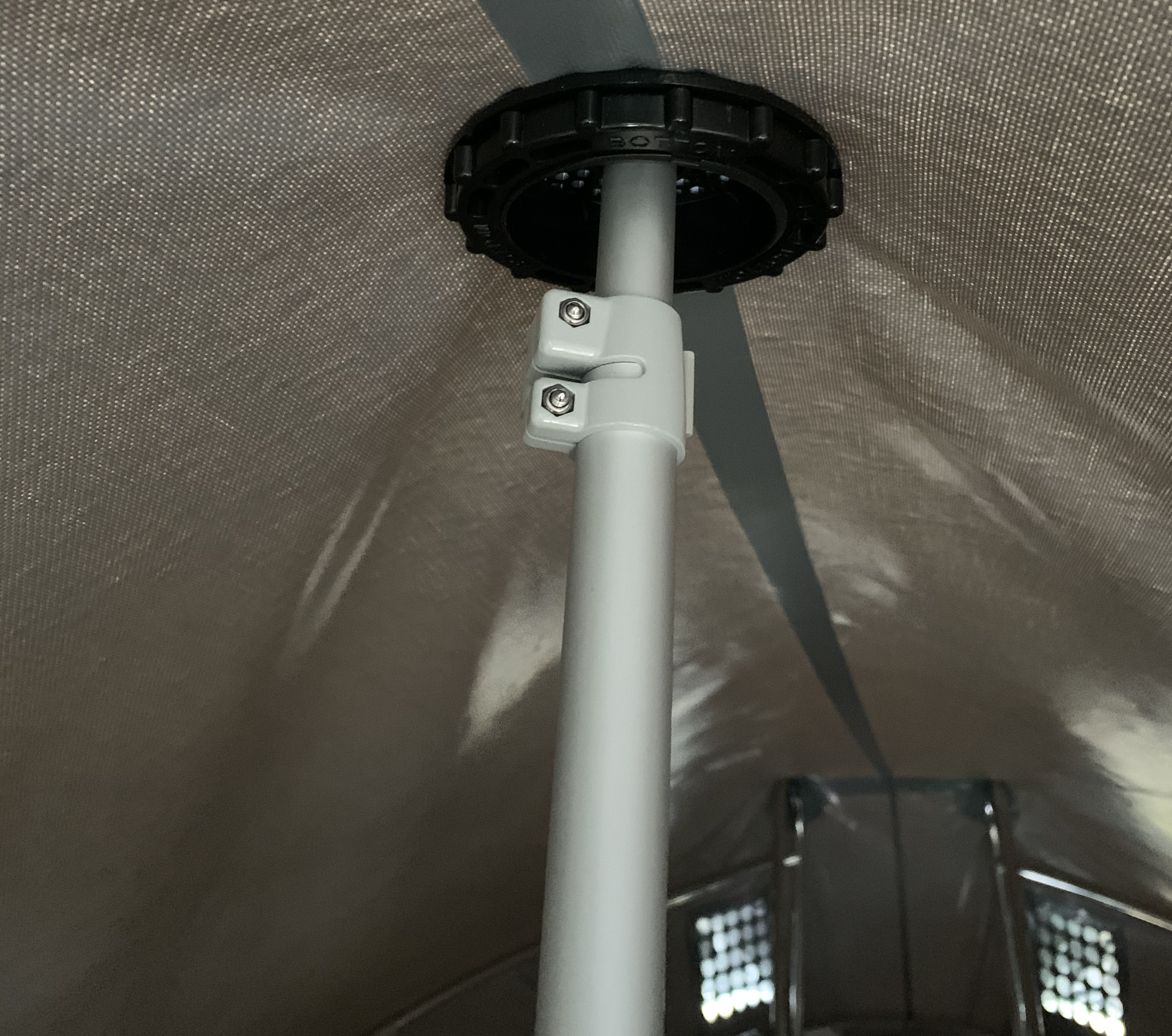 Ventilstötta vintertäckning