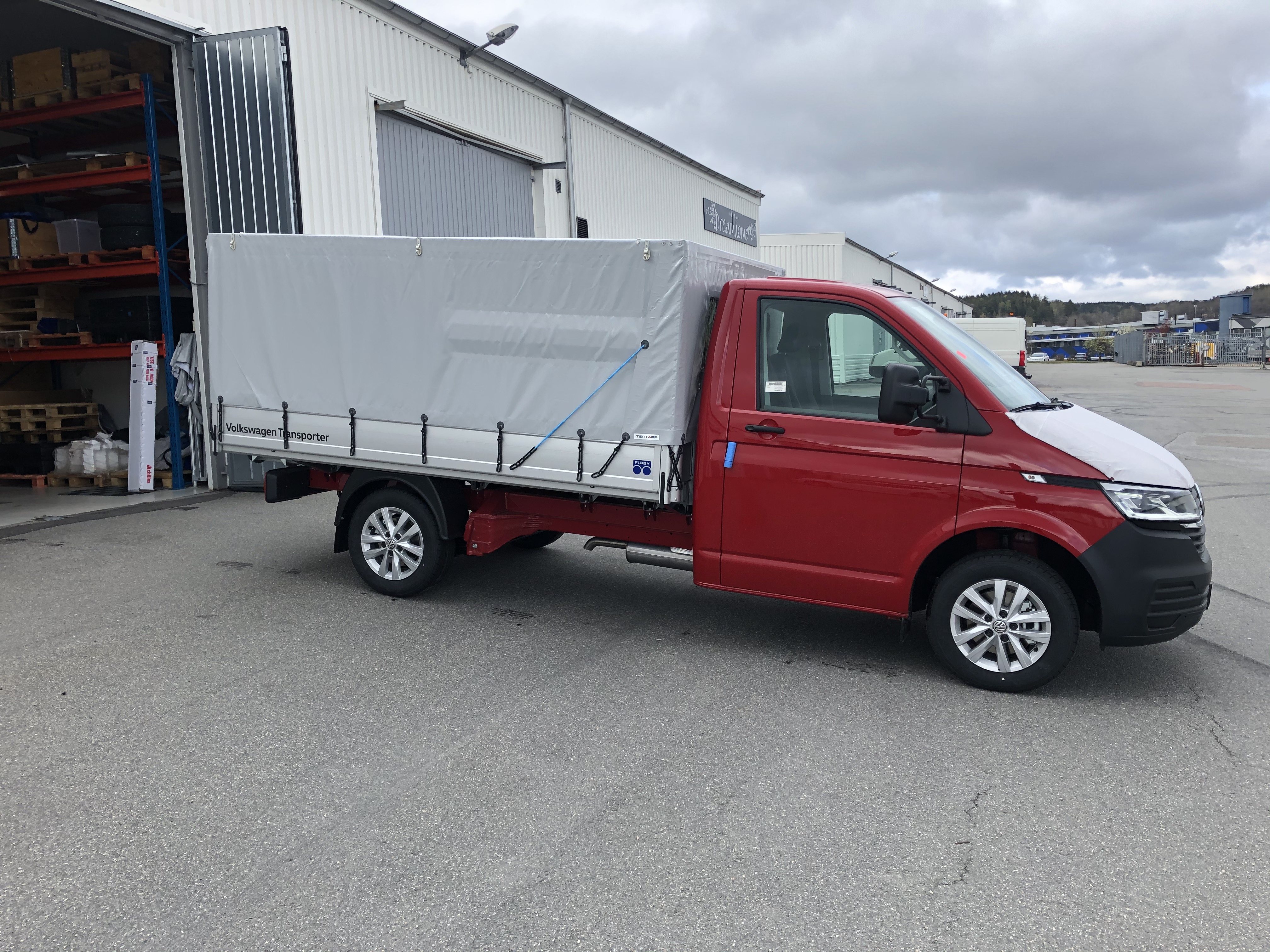 Standardkapell till VW transporter långa flaket