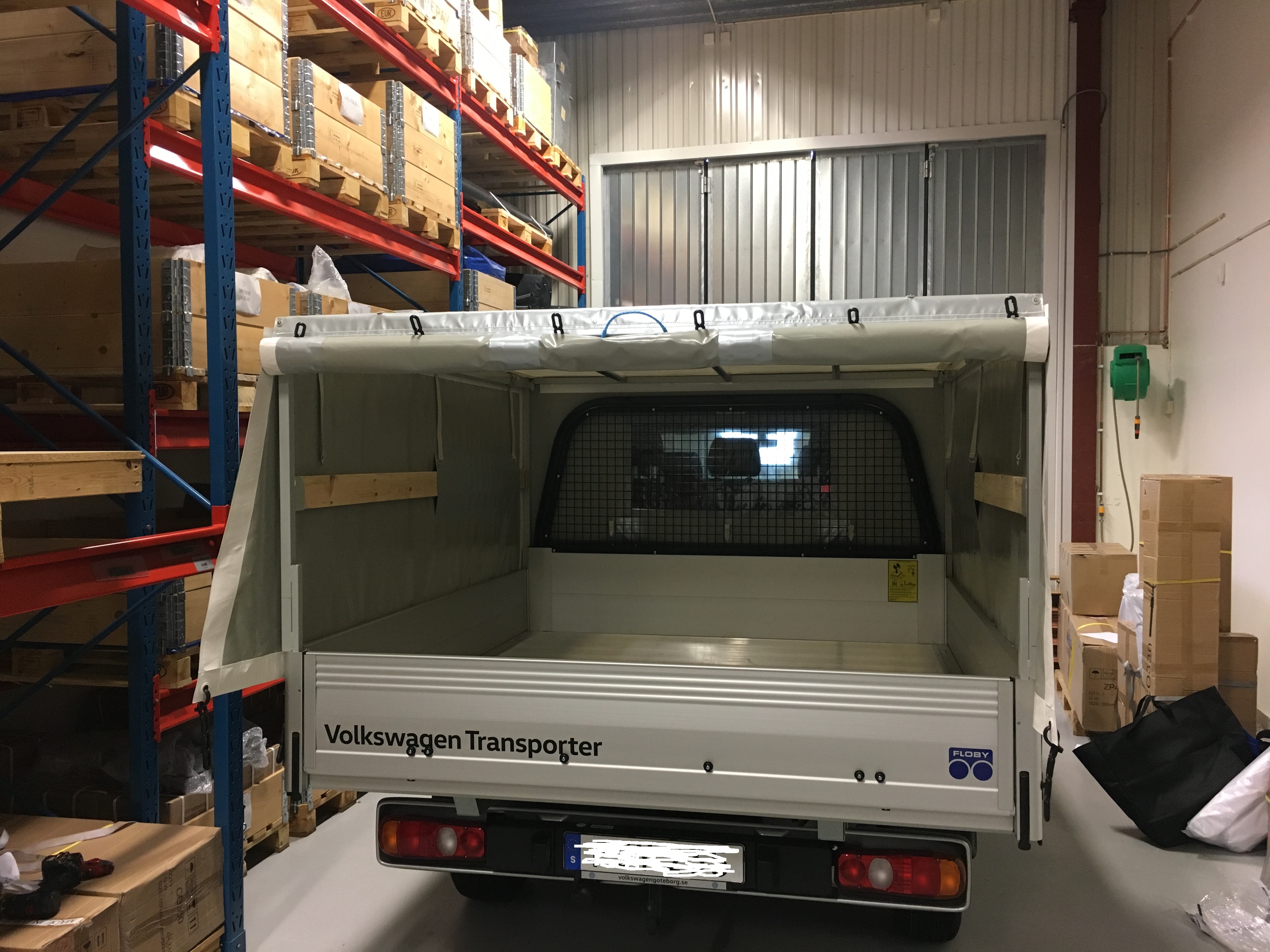 Kapell vw transporter med rullgavel