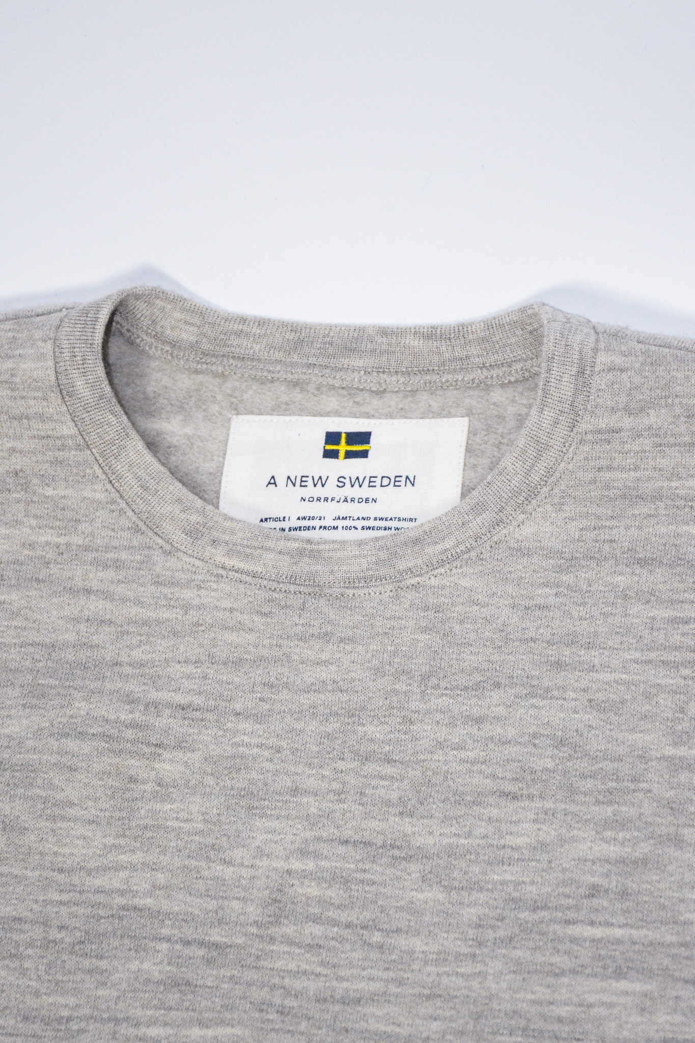 A New Sweden - Jämtland Sweatshirt Grey Melange - 5