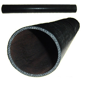 Silikonslang Svart Rak 68mm