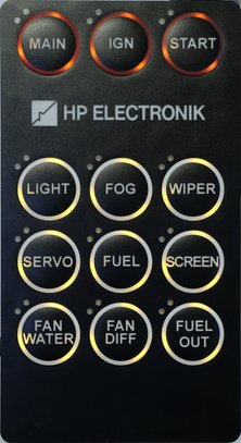 HP9642 Membranpanel - 2