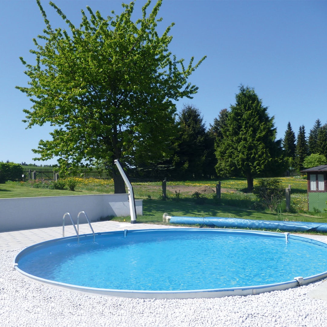 CF PREMIUM stålväggspool Oval 
