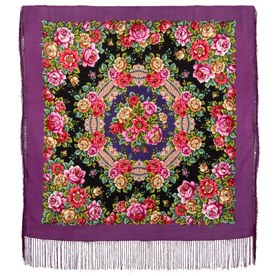 Tröja rysk sjal mönster rossjal ros blommor gul röd svart grön rosa Tröja rysk sjal mönster rossjal ros blommor gul röd svart grön rosa