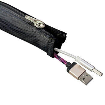 Axessline Cable Cover Ø20 mm (Blixtlås), 1.5 m