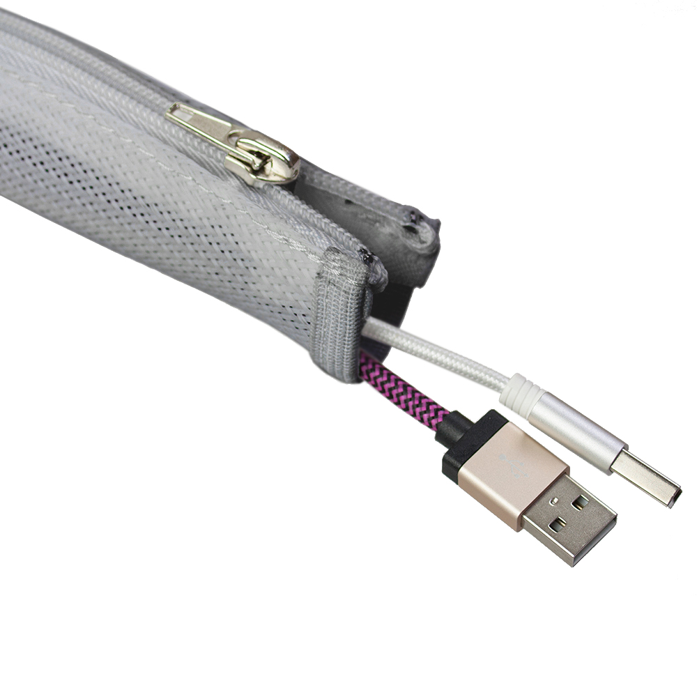 Axessline Cable Cover Ø20 mm (Blixtlås), 1.5 m