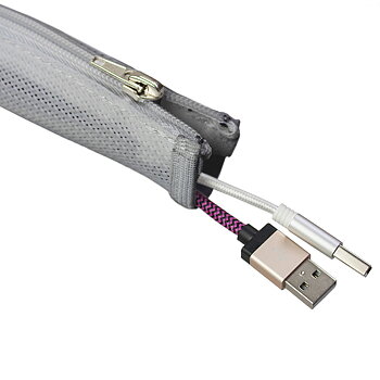 Axessline Cable Cover Ø20 mm (Blixtlås), 1.5 m