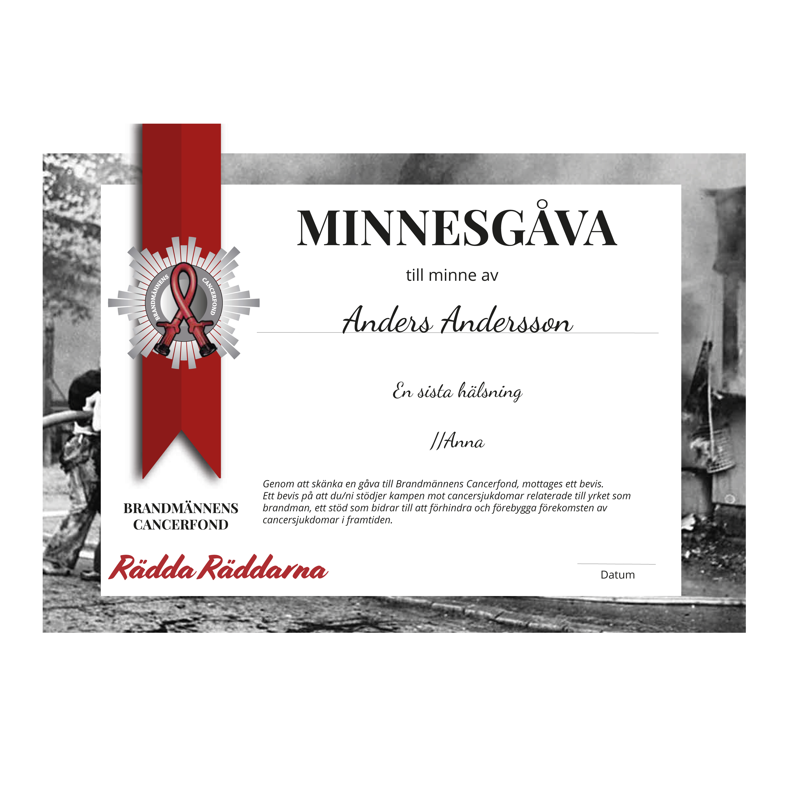 Minnesgåva