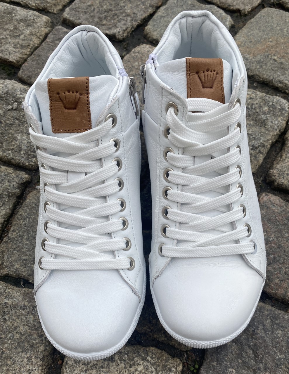 Sneakers med skaft från Charlotte of Sweden, vit - 3