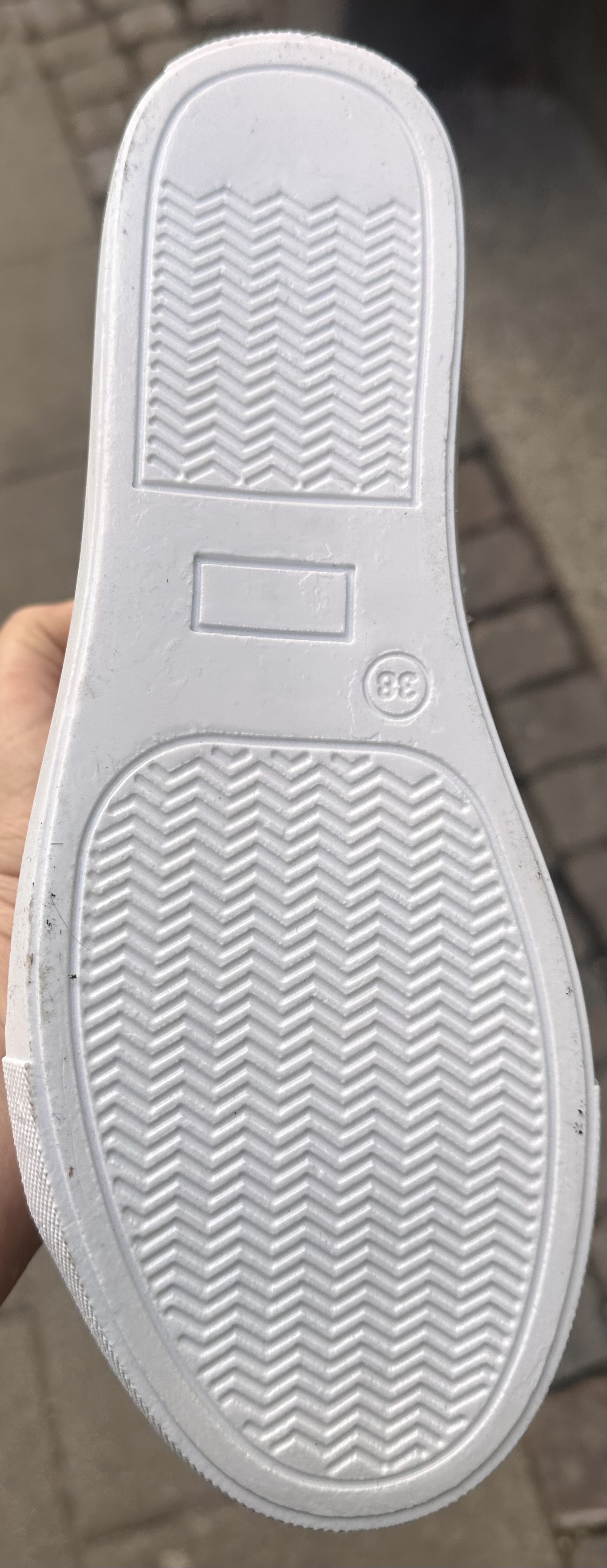 Låga sneakers med luftig perforerat skinn  med blixtlås från  Andrea Conti, pastellila - 5