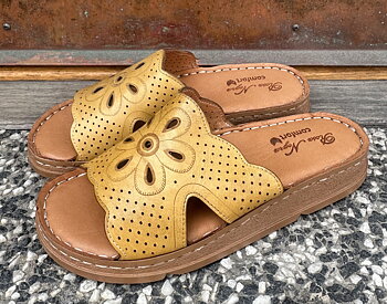 Slip In sandal från  Rosa Negra Comfort, gul