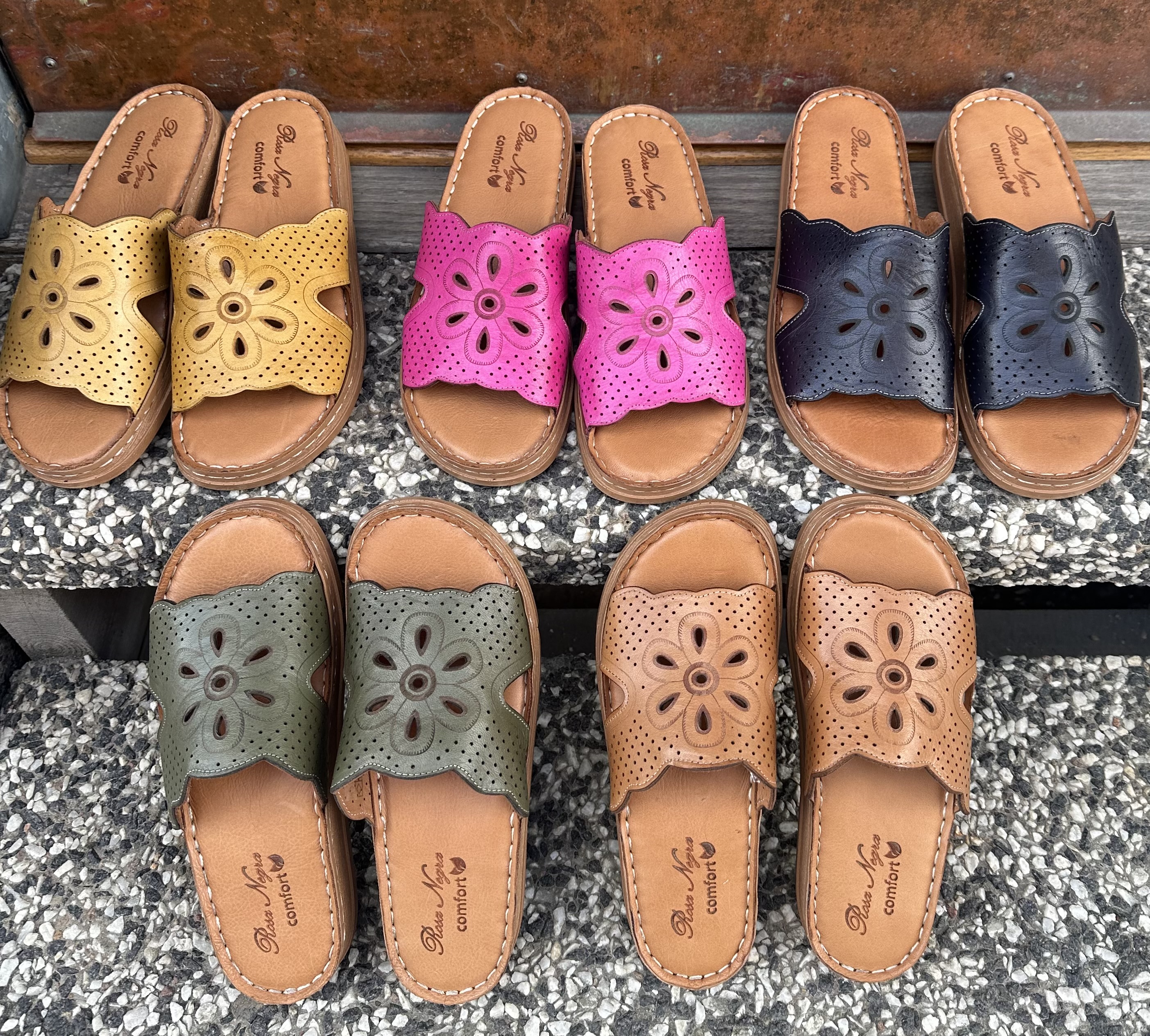 Slip In sandal från  Rosa Negra Comfort , blå - 7