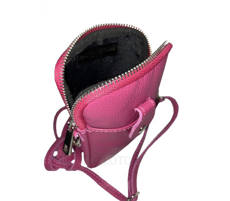 Mobilväska / Reseväska 18,5x13 cm, cerise - 4