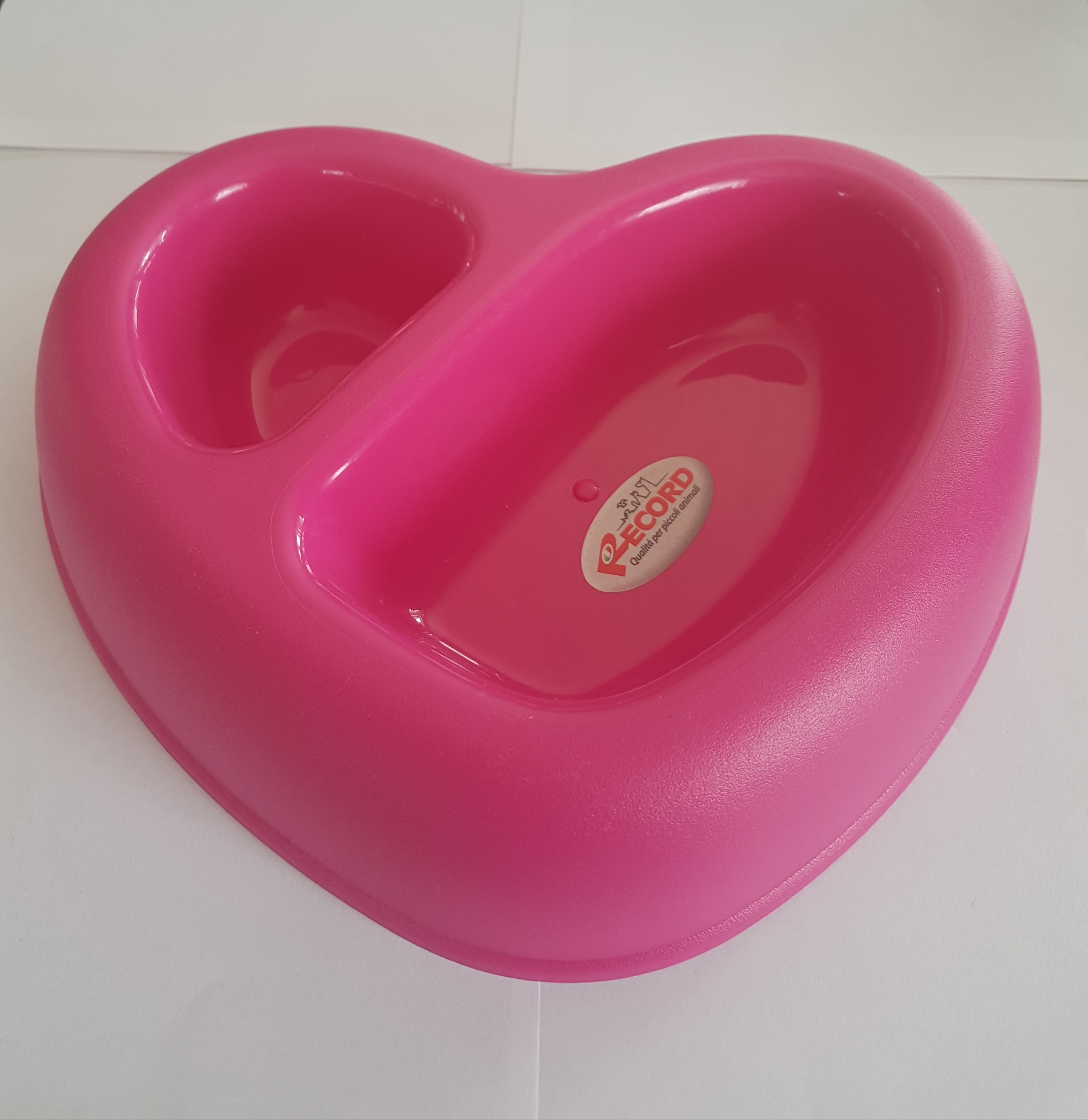 Dubbel Plastskål Thats Amore 0,5+0,2 Liter För Hund & Katt Rosa