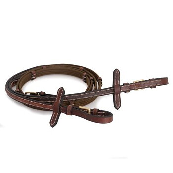 Jacson Calgary Vävribbtygel Cob Brun