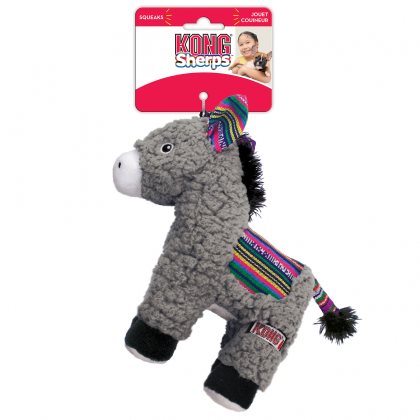 Kong Hundleksak Sherps Donkey Grå 20,5cm - 2