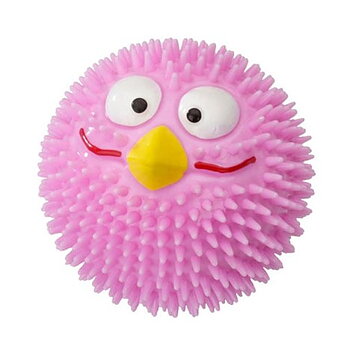 Hundleksak Gummi Lucky Bird Arom Jordgubbe Rosa 6,3cm