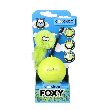 Kattleksak Coockoo Foxy Magic Lime