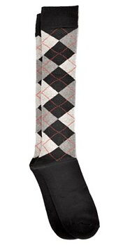 Jacson Argyle Ridstrumpa Svart/Grå/Ljusgrå 39/41