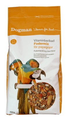 Dogman Frömix För Papegojor 750 Gram