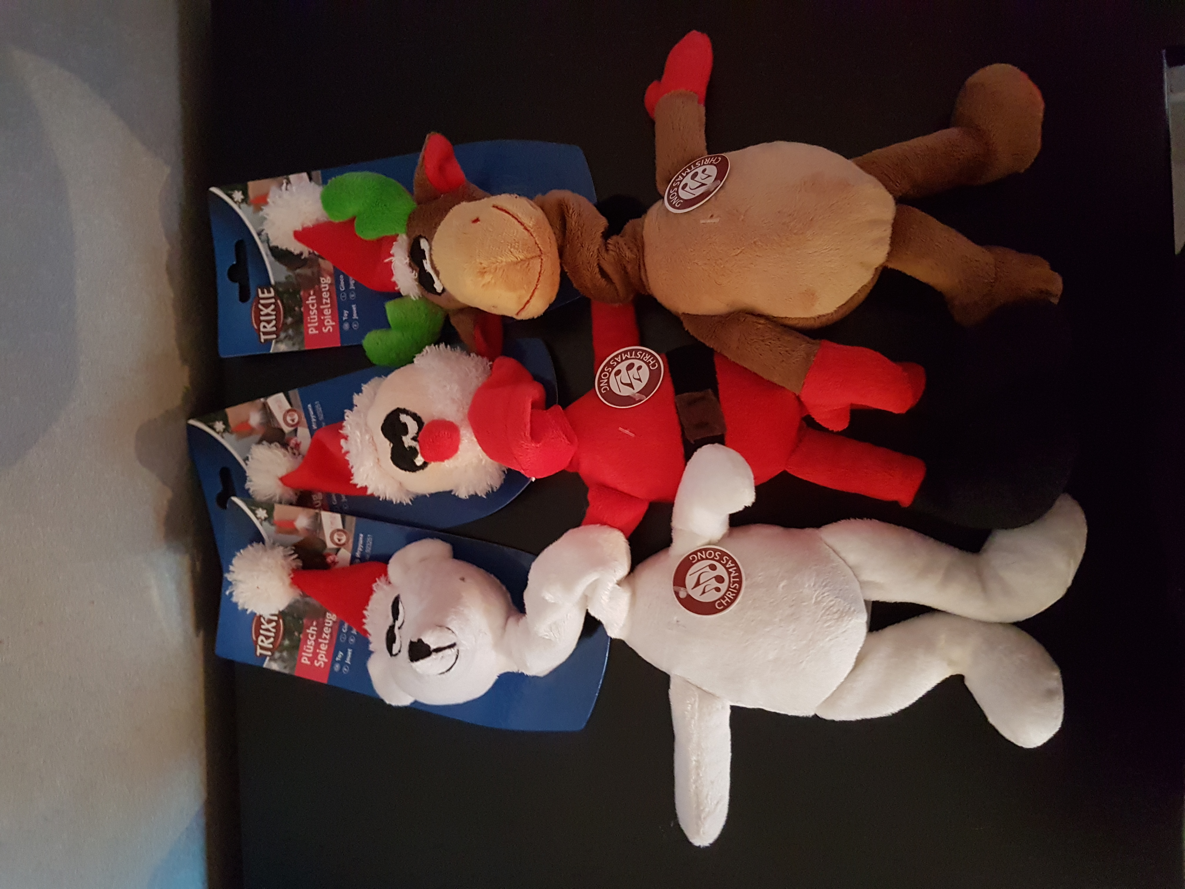 Hundleksak Julmjukis Med Julmusik Jultomte