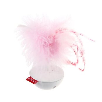 GiGwi Kattleksak Wobble Feather Melody Tumbler PetDroid Vit 5x5x14cm