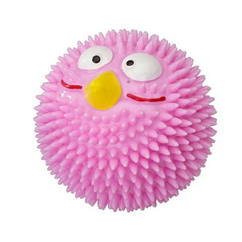 Hundleksak Gummi Lucky Bird Arom Jordgubb Rosa 8,3cm