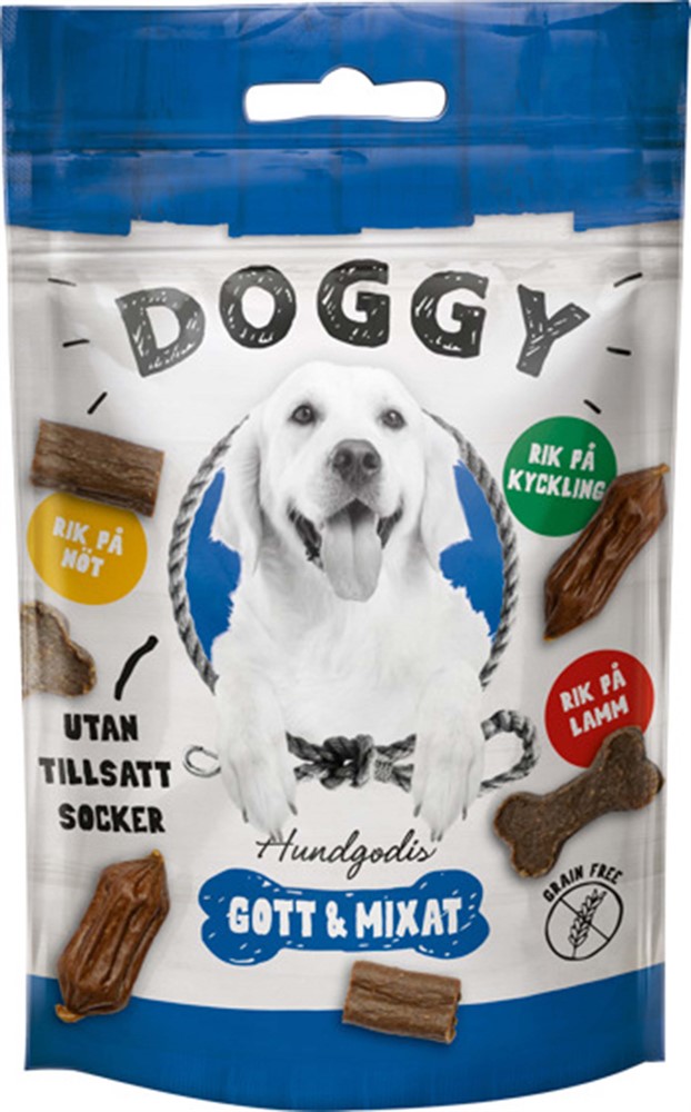 Doggy Hundgodis Gott & Mixat 60 Gram 