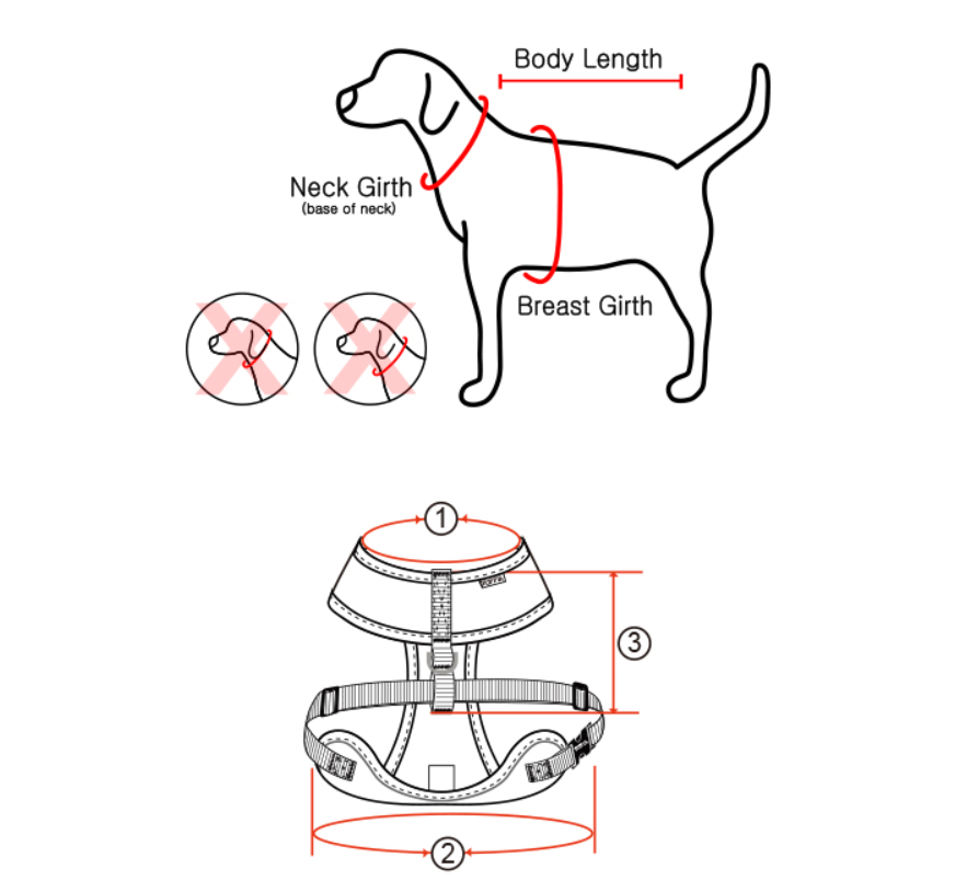 Puppia Sele Stellar Harness Röd - 2