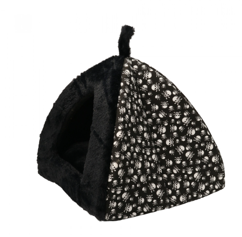Dogman Iglo Scull Medium 40x40x35cm Svart/Vit - 2