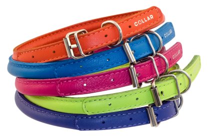 Hundhalsband Round Collar Glamour Medium Lila  - 2
