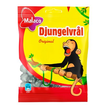 Malaco Godispåse Djungelvrål 80 Gram