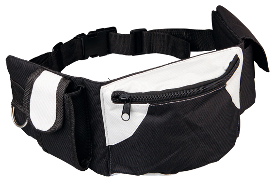 Trixie Baggy Belt Godisväska Nylon Svart/Grå 62-125cm