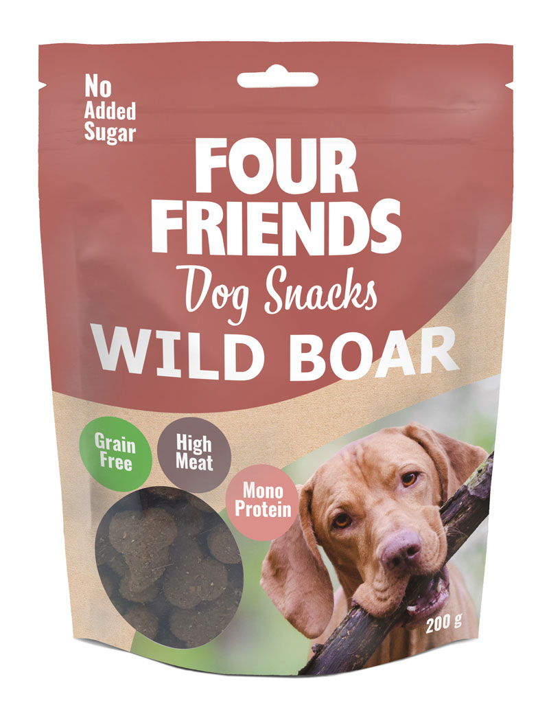 Four Friends Dog Snacks Wild Boar 200 Gram 