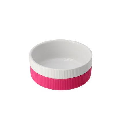 Dogman Keramikskål Soft Silikon Rosa 850ml