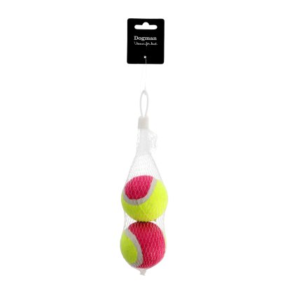 Dogman Boll Wille 2-Pack Ø 6cm Rosa/Gul - 2