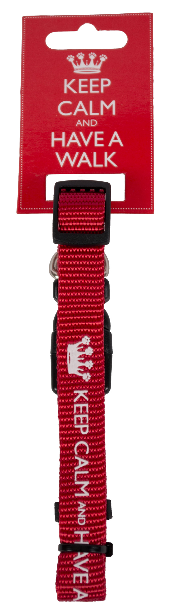 KeepCalm Hundhalsband Medium/Large Röd