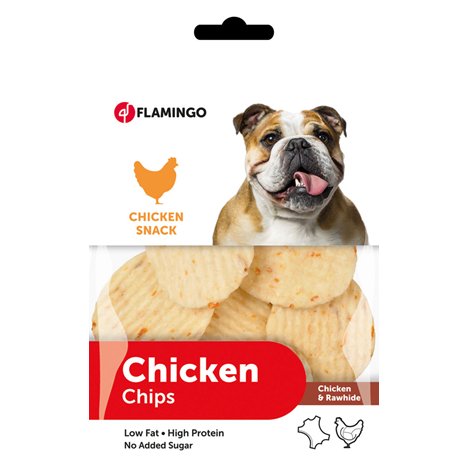 Flamingo Råhudschips Med Kycklingsmak 85 Gram