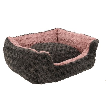 Dogman Bädd Supersoft Rektangulär Rosa/Grå Medium - 8