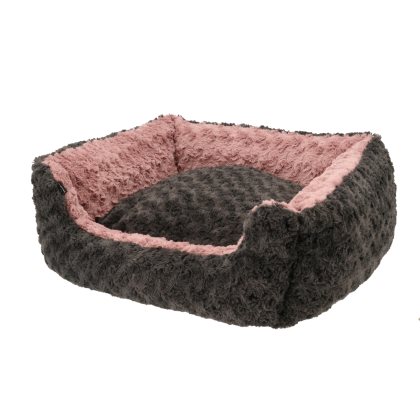 Dogman Bädd Supersoft Rektangulär Rosa/Grå Large - 7
