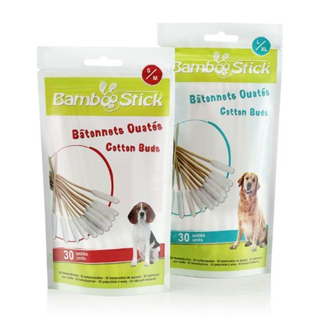 Bomullstops Bamboo Stick 30 Pack L/XL