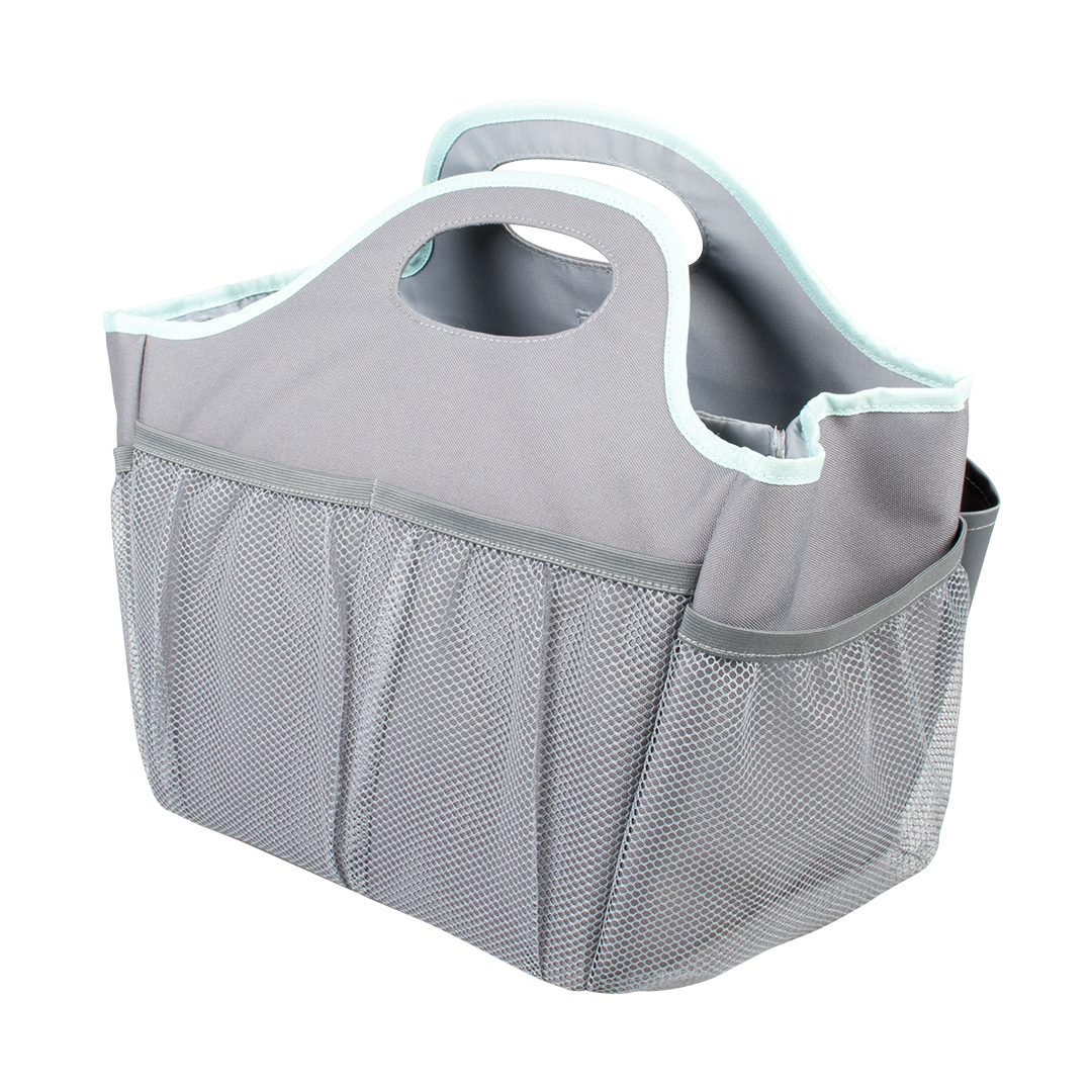 Duvo+ Tillbehörsväska Oslo Travel Organizer 35x24x24 Grå/Turkos - 4